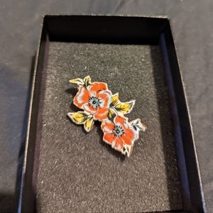 Ceramic Vintage Brooch.